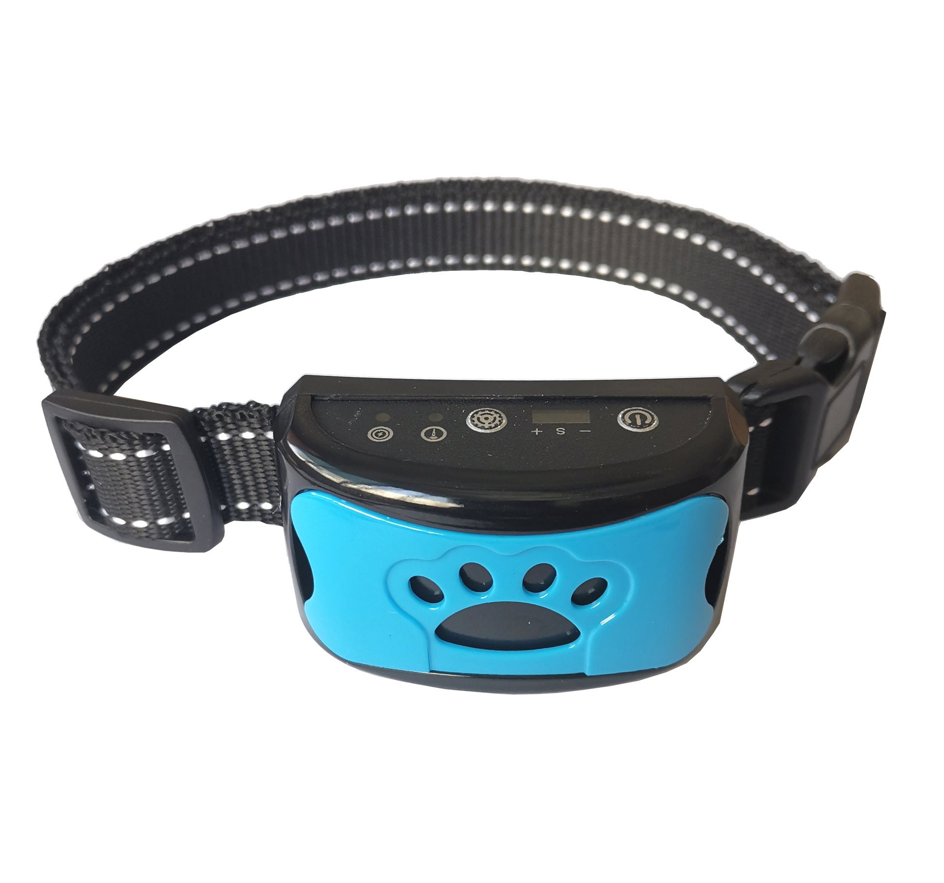 Collier de dressage pour chien, étanche, électrique, télécommande, rechargeable, anti-aboiement, avec son de vibration et de choc